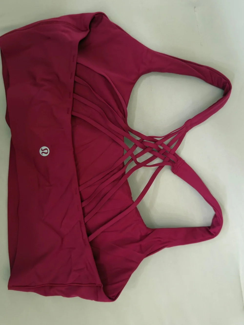lululemon athletica Strappy Back Bralette in Magenta